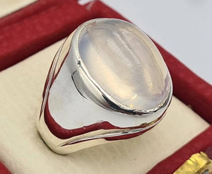 Silver Dudhia Ring front view