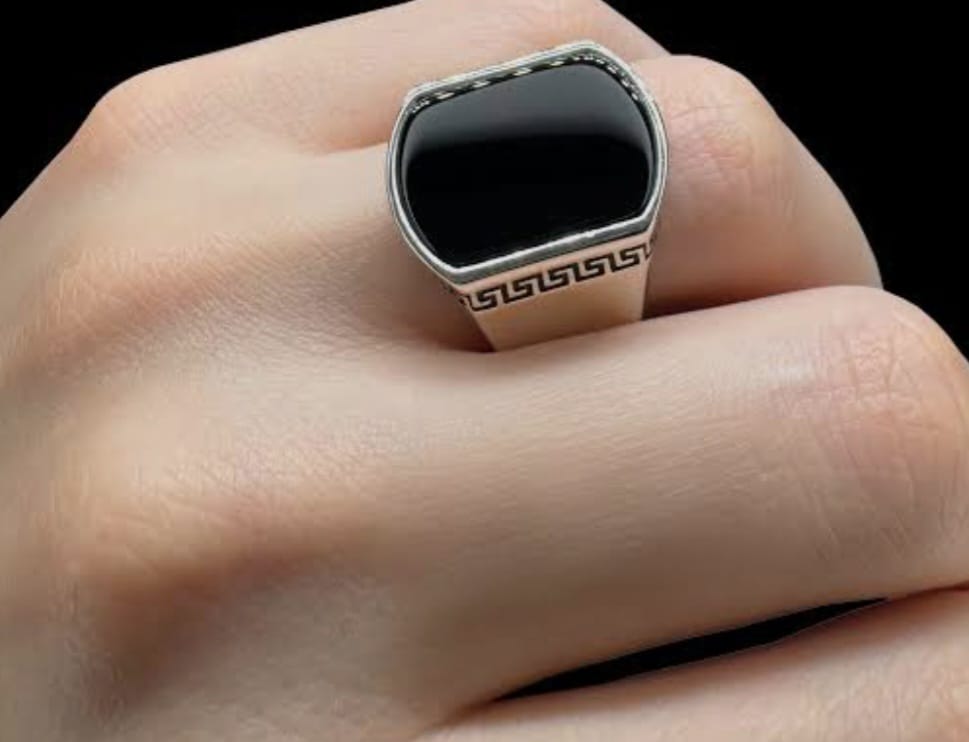 Motif Black Onyx Ring