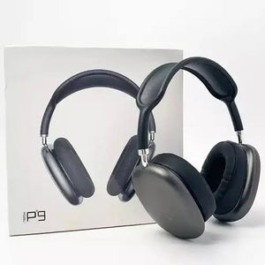 P9 Wireless Headphones Black - Studio Shot