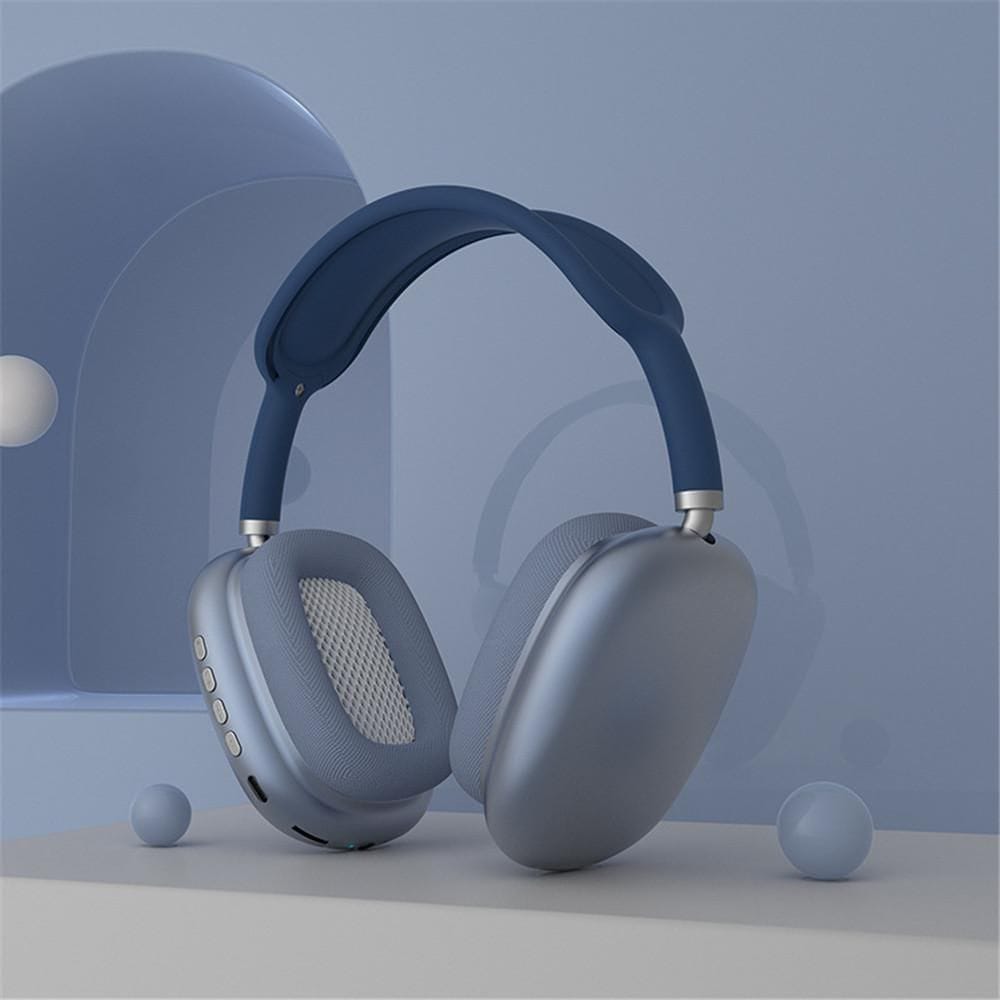 P9 Wireless Headphones Blue - Lifestyle Shot