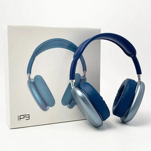 P9 Wireless Headphones Blue - Product Shot